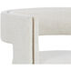 Adamina Rhea Light Barley Dining Armchair